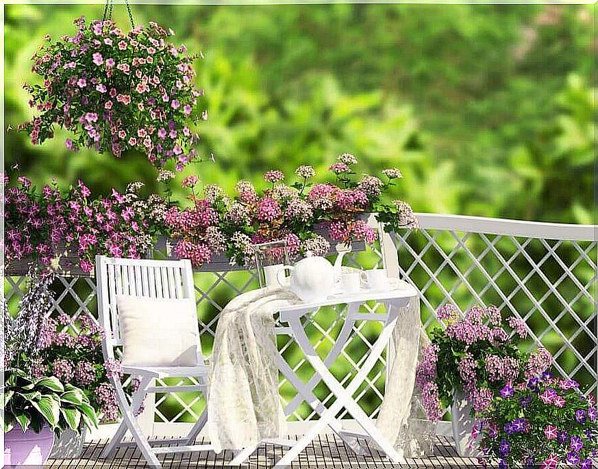 romantic style for your terrace