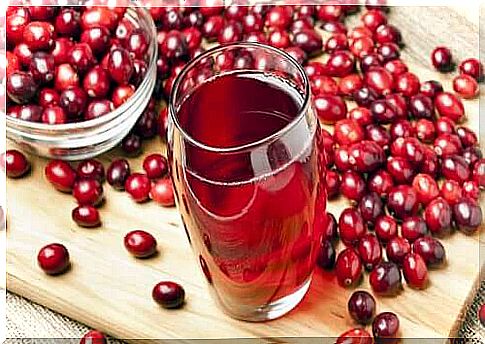 Cranberry juice.