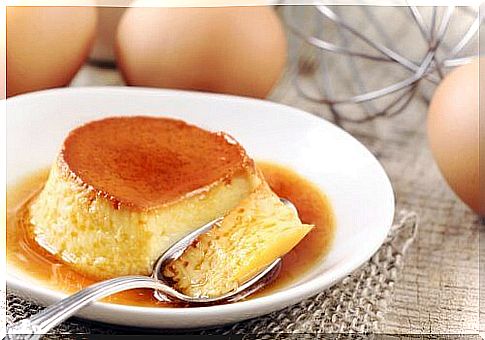 low calorie Neapolitan flan fitness recipe