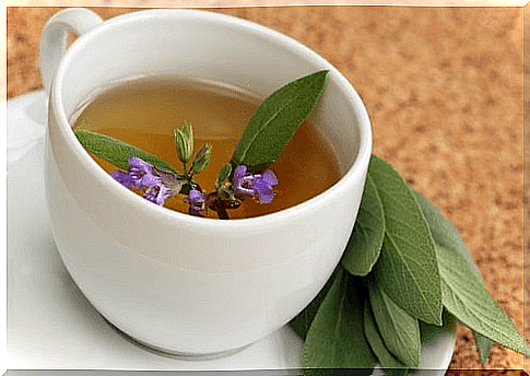 Sage relieves irritation in the throat.