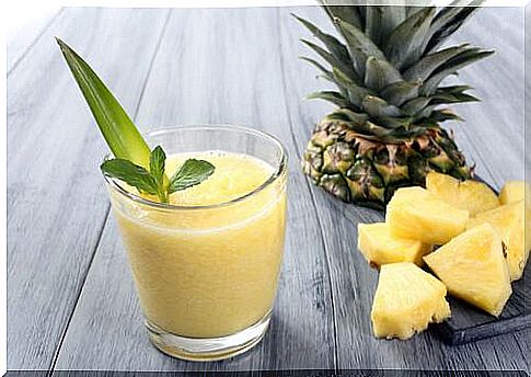 Pineapple helps stimulate slow digestion