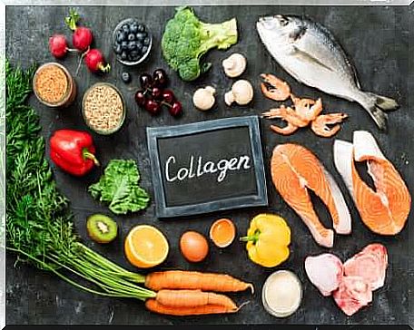 Foods with collagen.